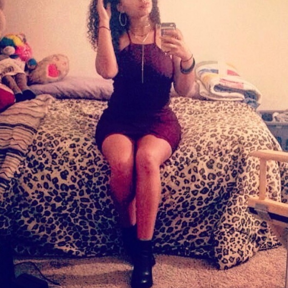 Forever 21 -Maroon/Burgundy Dress